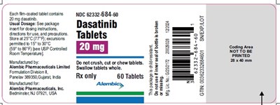 60 tablets - dasatinib 20