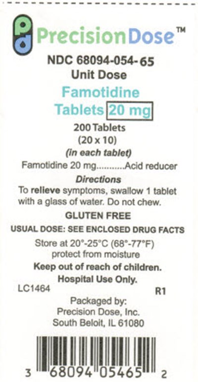 Principal Display Panel (20 mg Tablet Blister Pack Carton Label)