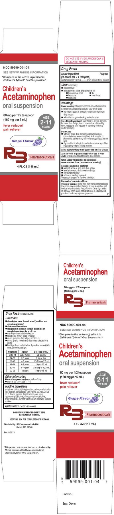 Principal Display Panel - 118 mL Bottle Carton - acetaminophen 01