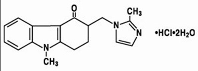 Ondansetron Hydrochloride Chemical Structure (Ondansetron 01)
