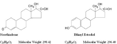 norethindroneethinyl-str.jpg Chemical Structure - norethindroneethinyl str