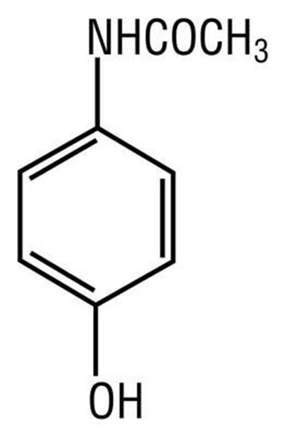 Chemical Structure For Acetaminophen. (Deaf83c4 6df1 4f11 82cc 9fed561e8b40 02)