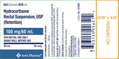 hydrocortisone-rectal-suspension-usp-label-60ml.jpg label - hydrocortisone rectal suspension usp label 60ml
