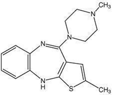 Olanzapine Structural Formula - image 01