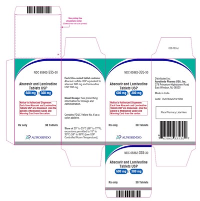 abalami-fig2.jpg PACKAGE LABEL-PRINCIPAL DISPLAY PANEL – 600 mg/300 mg (30 Tablets Container Carton) - abalami fig2