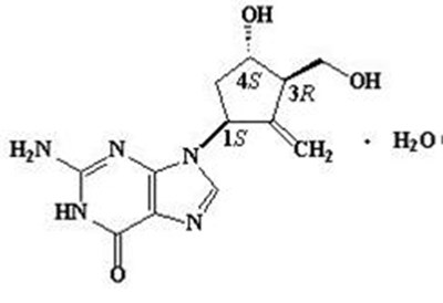 Chemical Structure - entecavir str