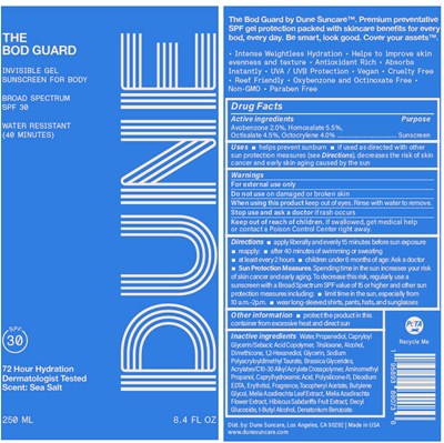 Principal Display Panel (250 ML Bottle Label)