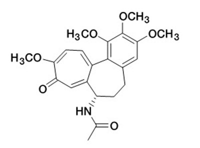 colchicine-01.jpg Chemical Structure - colchicine 01