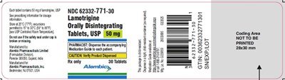 30 Tablets (Lamotrigine 50mg Bottle)
