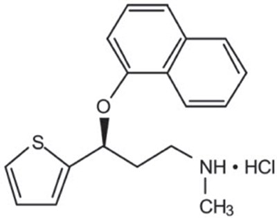 Chemical Structure - duloxetine 01