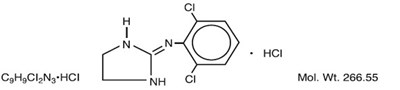 Clonidine Hydrochloride Structural Formula (Structure)