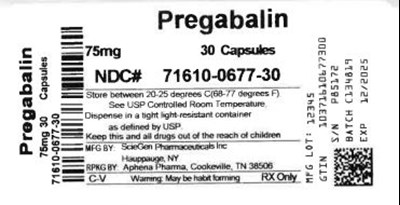 Bottle Label 75 mg (71610 0677 30)