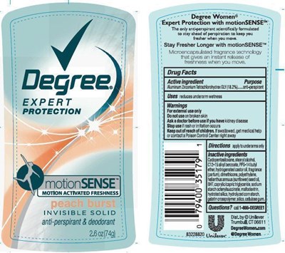 Degree Expert Protection Motion Sense Daisy Fresh (Degreeexpertmotionsensepeachburstpdp)