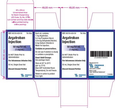 Principal Display Panel – 50 mg/50 mL – Carton (Arg07 0000 08)
