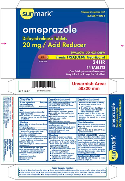 omeprazole-01.jpg PRINCIPAL DISPLAY PANEL - 14 Tablet Blister Pack Carton - omeprazole 01