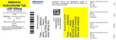 Metformin Hydrochloride Tab Usp 500mg (Metformin 105 01)