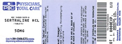 PRINCIPAL DISPLAY PANEL - 50 mg Tablet Bottle Label - 5639