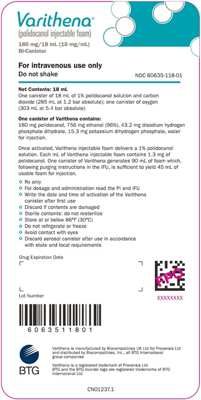varithena-figure-08.jpg Principal Display Panel - Varithena Pouch Label - NDC 60635-118-01 - varithena figure 08