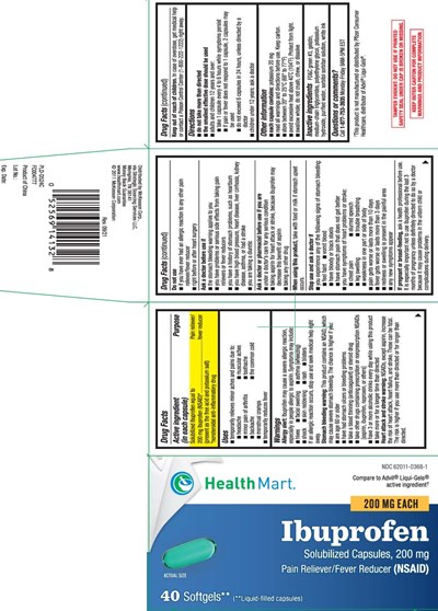Solubilized Ibuprofen Equal To 200 mg Ibuprofen (nsaid)* (present As The Free Acid And Potassium Salt) *nonsteroidal Anti-inflammatory Drug (Ibuprofen 200 mg Softgels Pur 1)
