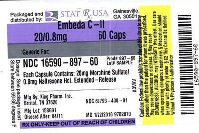 EMBEDA_20-0.8MG_LABEL.jpg LABEL IMAGE - EMBEDA 20 0.8MG LABEL