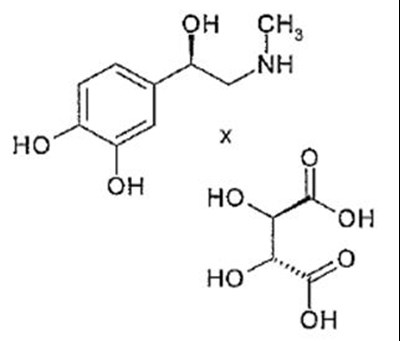 Epinephrine Bitartrate Formula Structure (85dfc4ff E676 4dac 9dd8 63c15af9842c 02)