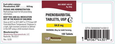 Principal Display Panel (64.8 mg Tablet Bottle Label)