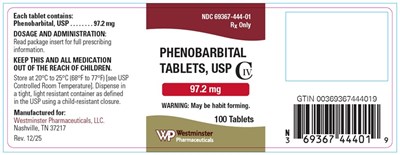 Principal Display Panel (97.2 mg Tablet Bottle Label)