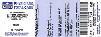 Image Of 450 mg Package Label (5340)