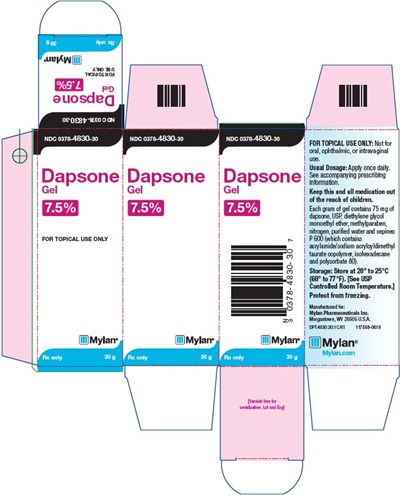 Dapsone Gel 7.5% Carton Label (Image 02)