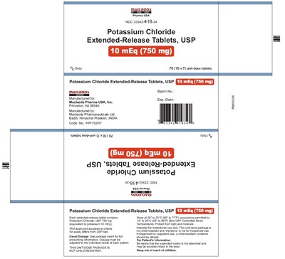 1 (Pchloride Carton 750mg 10x7 Pack)