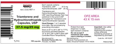 123 (Triametrin And Hctz Capsules 37 5 25 mg 100)