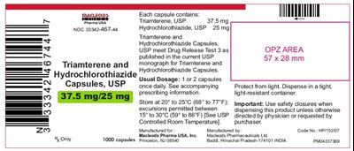 543 (Triametrin And Hctz Capsules 37 5 25 mg 1000)