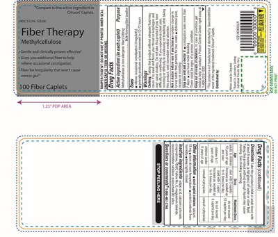 Cvs Fiber Therapy Caplets 100 Caplets (122100pvlr Ol)