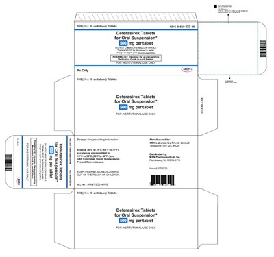 500mg 100s blister carton label