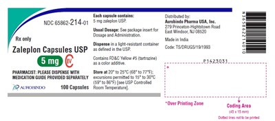PACKAGE LABEL-PRINCIPAL DISPLAY PANEL –5 mg (100 Capsules Bottle) - zaleplon fig1