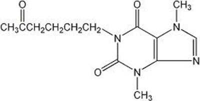 structure - pentoxifylline er 400mg tab for apotex 1