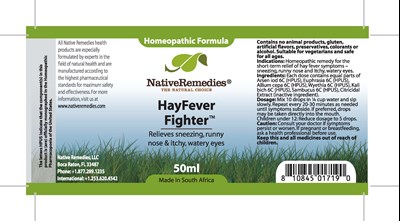 Bottle Label (Hayfeverfighter)