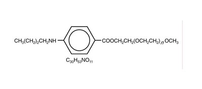 Structure forluma for Benzonatate - 52dc3ff3 f01b 4820 ba1e b043a5b2c49a 01