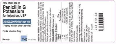 Pen G K 20 mmu vial label - 9cee7cb0 270a 4b55 9116 b8beee66c3c9 03