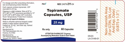 label 25mg - label 25