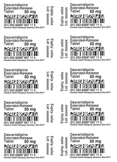 50 mg Desvenlafaxine Extended-Release Tablet Blister - Blister