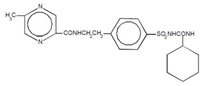 Structural Formula Of Glipizide (Structure)