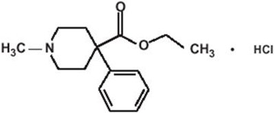 meperidine-hydrochloride-injection-usp-1.jpg Structural formula - meperidine hydrochloride injection usp 1