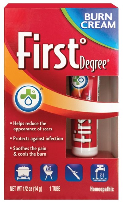 Carton Label (First Degree Burn Cream)