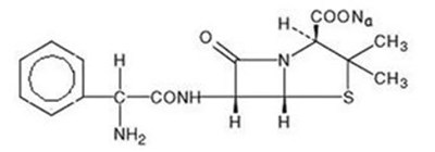 ampicillin-01.jpg Chemical Structure - ampicillin 01