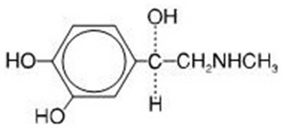 Chemical Structure - epinephrine injection 1