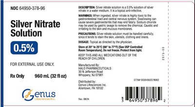 silver-nitrate-01.jpg PRINCIPAL DISPLAY PANEL - 960 mL Bottle Label - silver nitrate 01