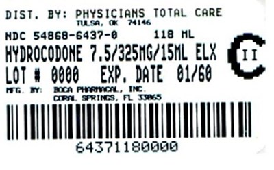 Image Of Package Label (6437)