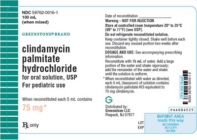 clindamycin-03.jpg PRINCIPAL DISPLAY PANEL - 75 mg Bottle Label - clindamycin 03