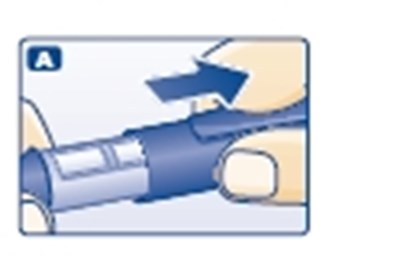 A (Preparing the NovoLog FlexPen)